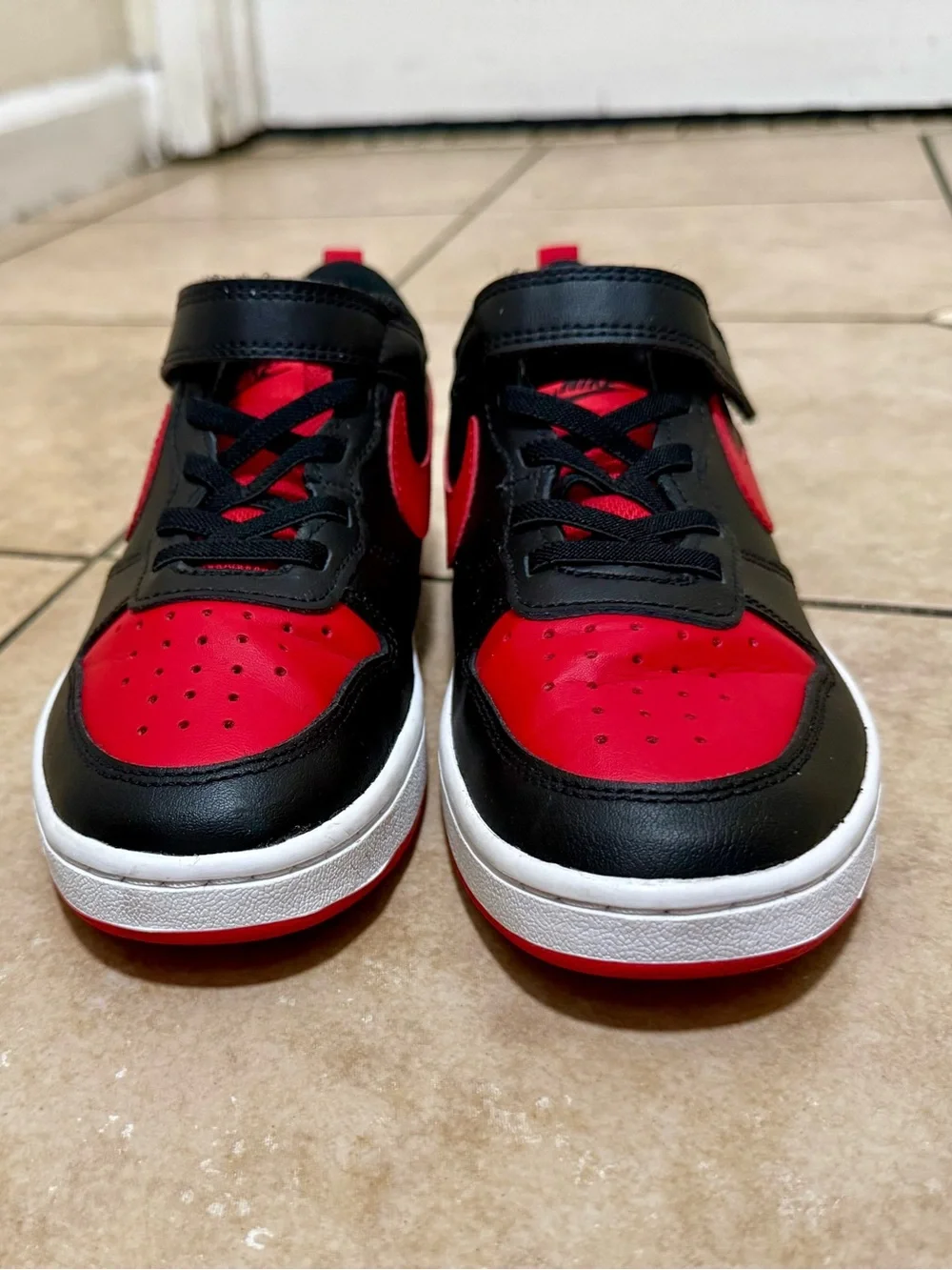 Kids Nike Court Borough Low 2 PSV 'Bred'